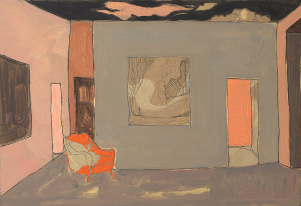 Boîte VIII - 21x30 - tempera